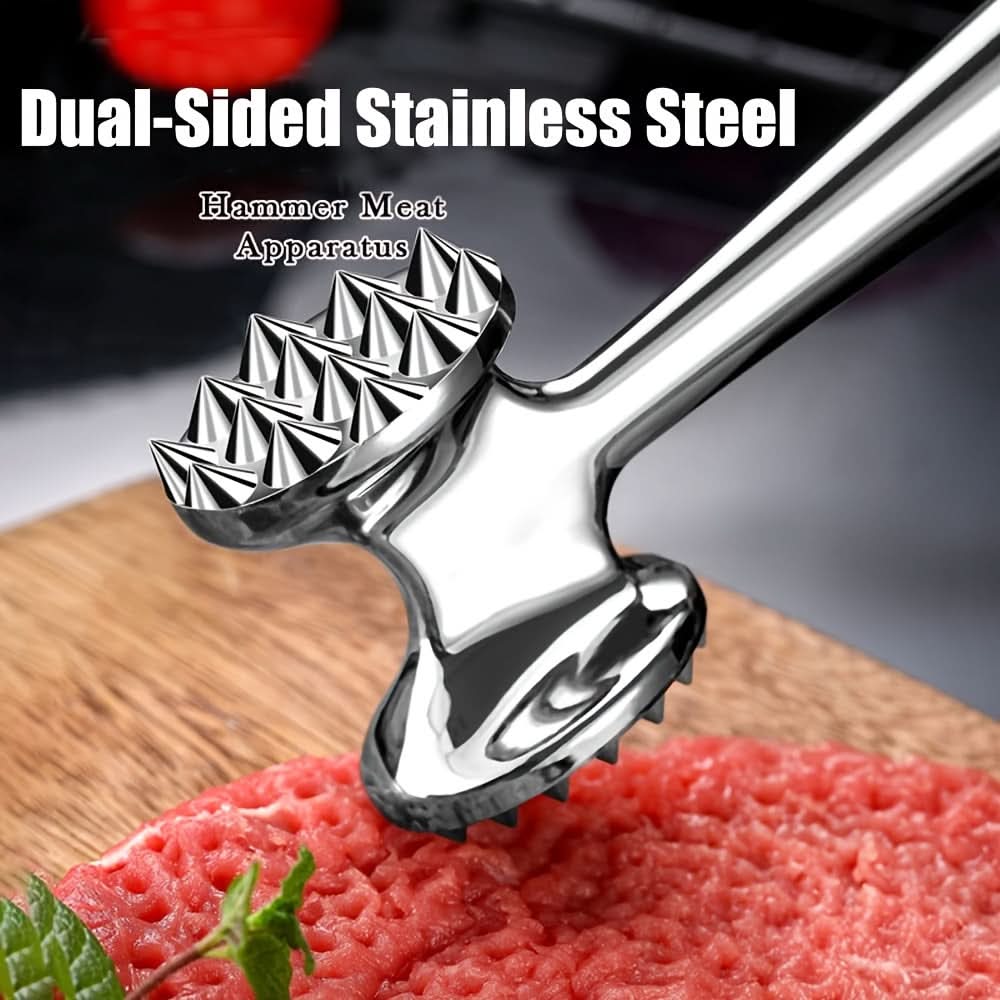 Stainless Steel Meat Tenderizer Mallet Tool