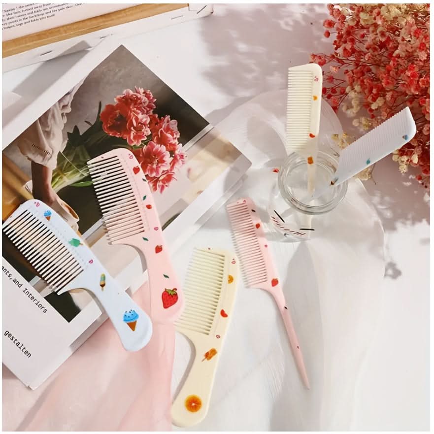 2PCS Cartoon Kids Anti-Static Hair Combs