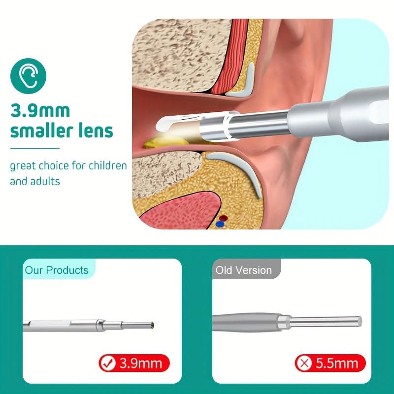 Wireless Visual Ear Cleaner with Camera and Light