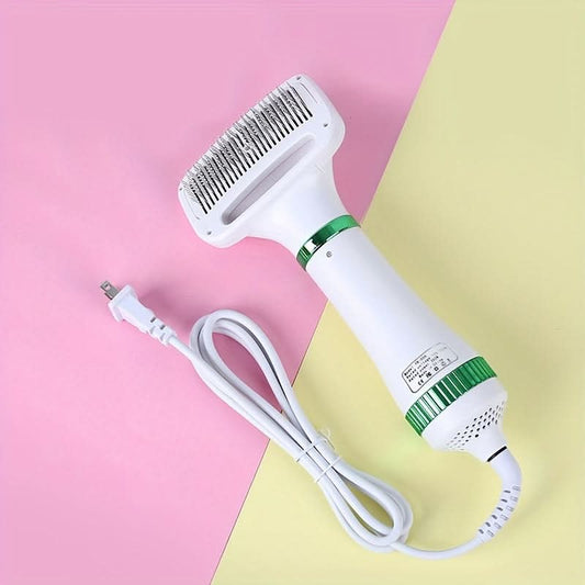2-in-1 Pet Grooming Dryer Brush