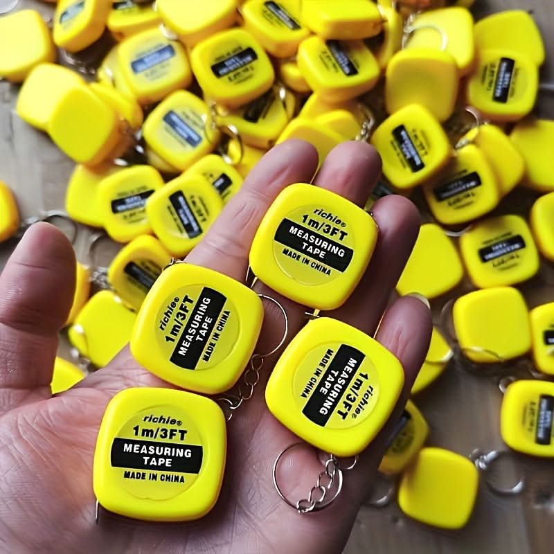 10-pieces Stainless Steel Mini Tape Measures