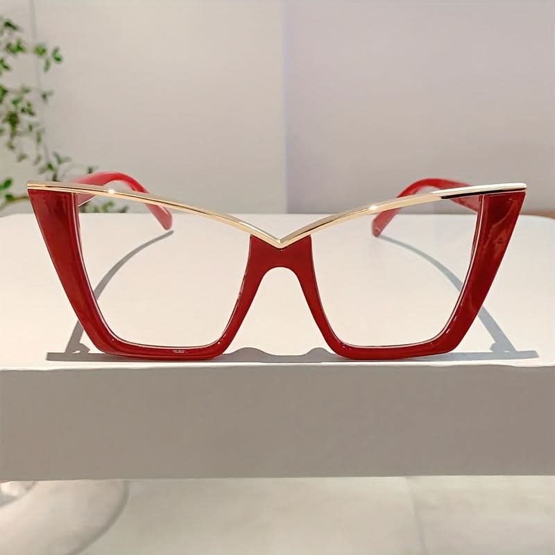 Fashion Cat Eye Glasses for Women – Chic Non-Prescription Eyewear