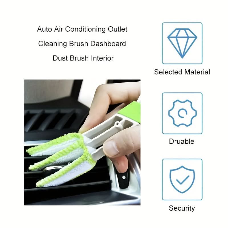 Multi-Functional Car Interior Cleaning Brush – Auto Air Vent Dust Cleaner