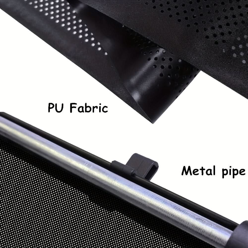 Car Sun Shades – Retractable PVC Roller Visors, UV & Heat Protection