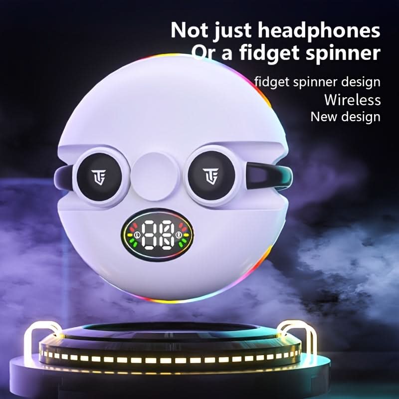 Wireless 5.3 Earbuds with Clip-On Design, Hi-Fi Stereo Sound