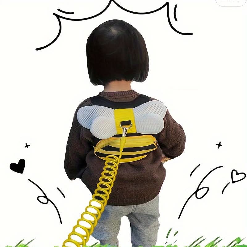 Cute Bee Safety Harness Backpack for Kids