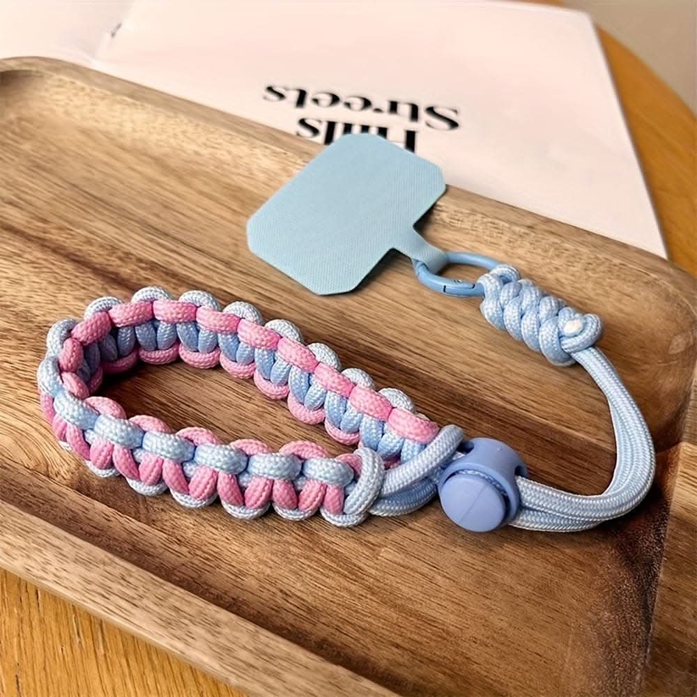 Quick-Grip Phone Wristlet  Adjustable Braided Strap