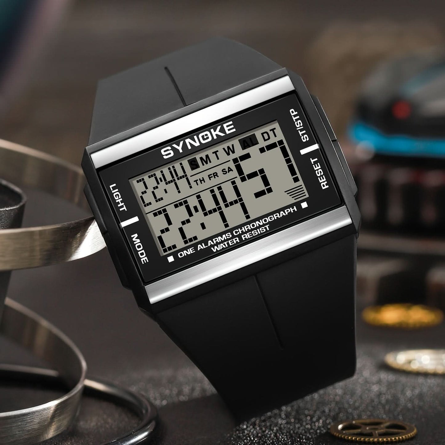 Men’s Digital Sports Watch with Alarm