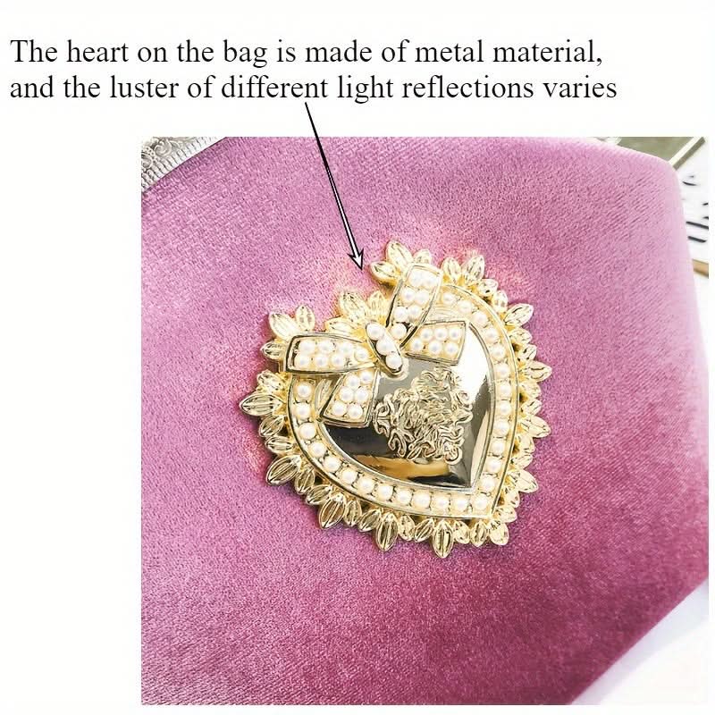 Elegant Velvet Buckle Clutch – Removable Strap