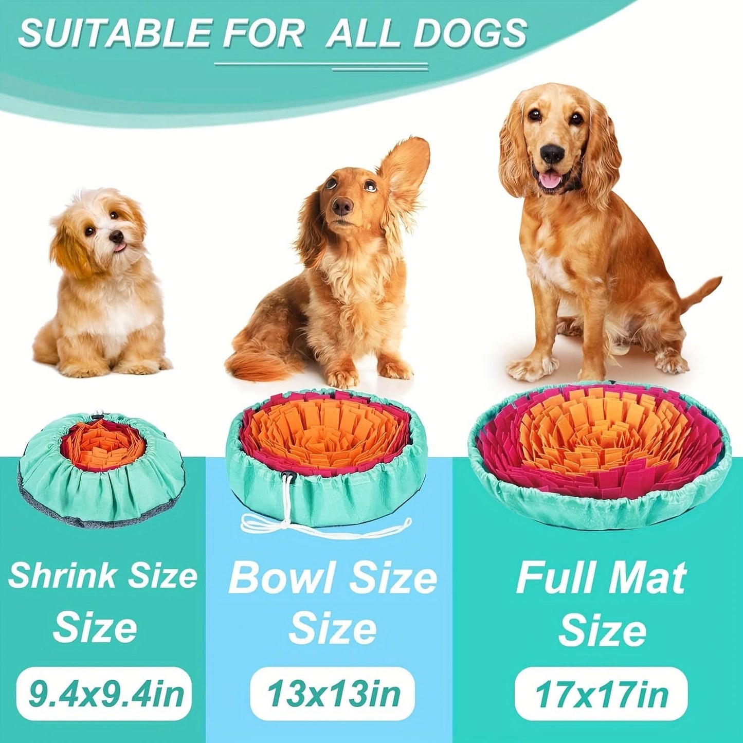 Snuffle Mat for Dogs - Interactive Slow Feeder Toy