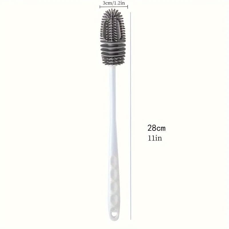 Long-Handle Silicone Bottle & Cup Brush