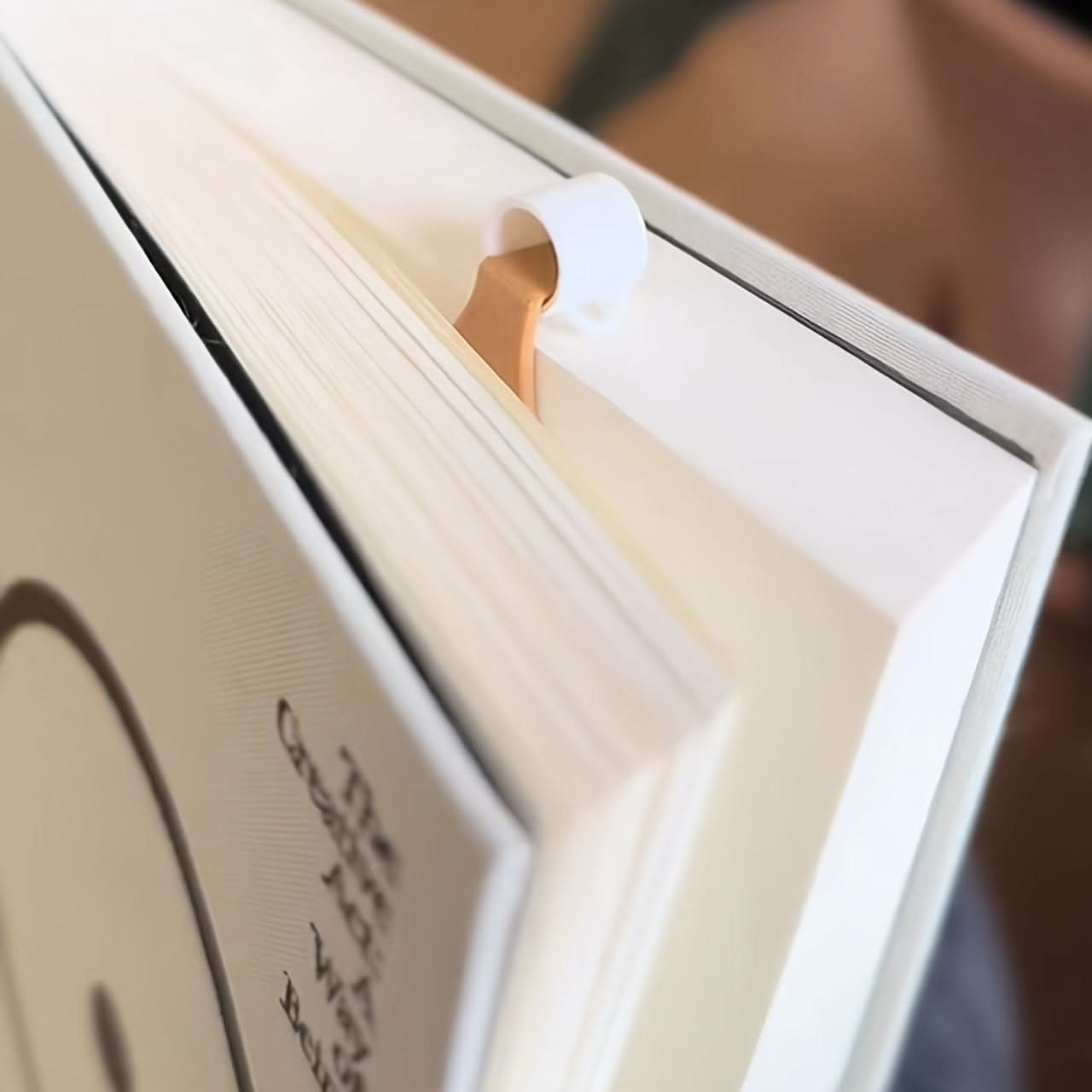 PU Leather Coffee Cup Bookmark for Readers