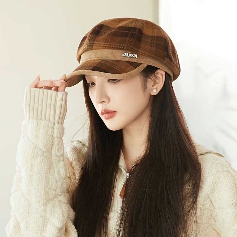 Women’s Retro Wool Beret – Fall/Winter Painter Hat, Stylish Gift