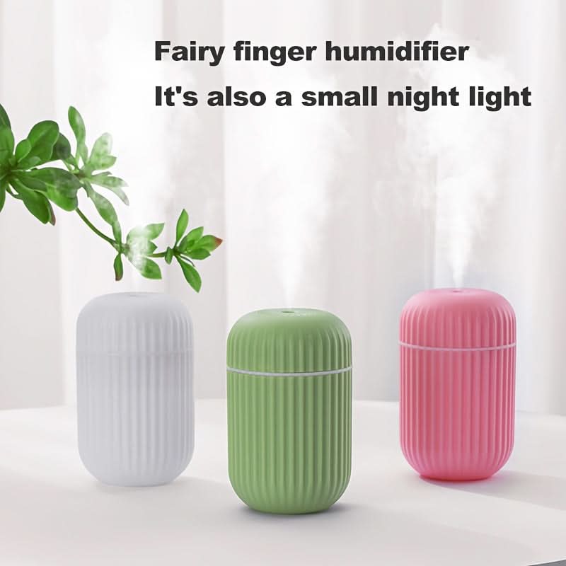 USB Mini Humidifier with Night Light & Aromatherapy