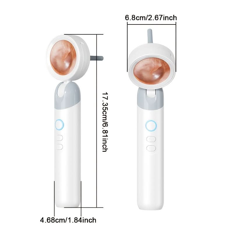 4-in-1 Smart Ear & Nose Camera – HD Endoscope with 90° Rotating Lens