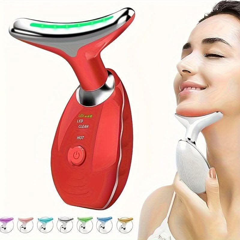Neck & Face Skin Massager – Portable USB Charging Electric Facial Massage Tool