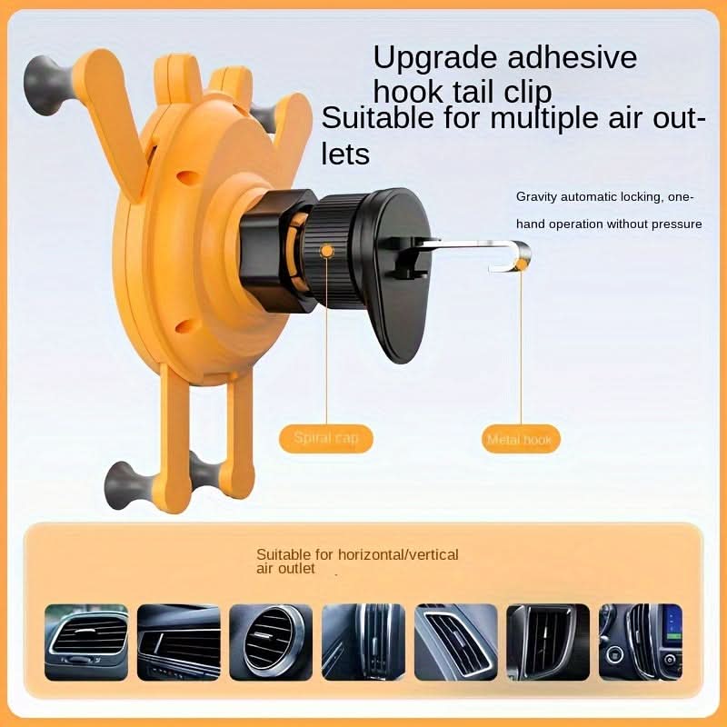 Creative Cat-Shaped Car Phone Mount-Universal ABS Dashboard