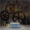 USB Rechargeable LED Message Night Light