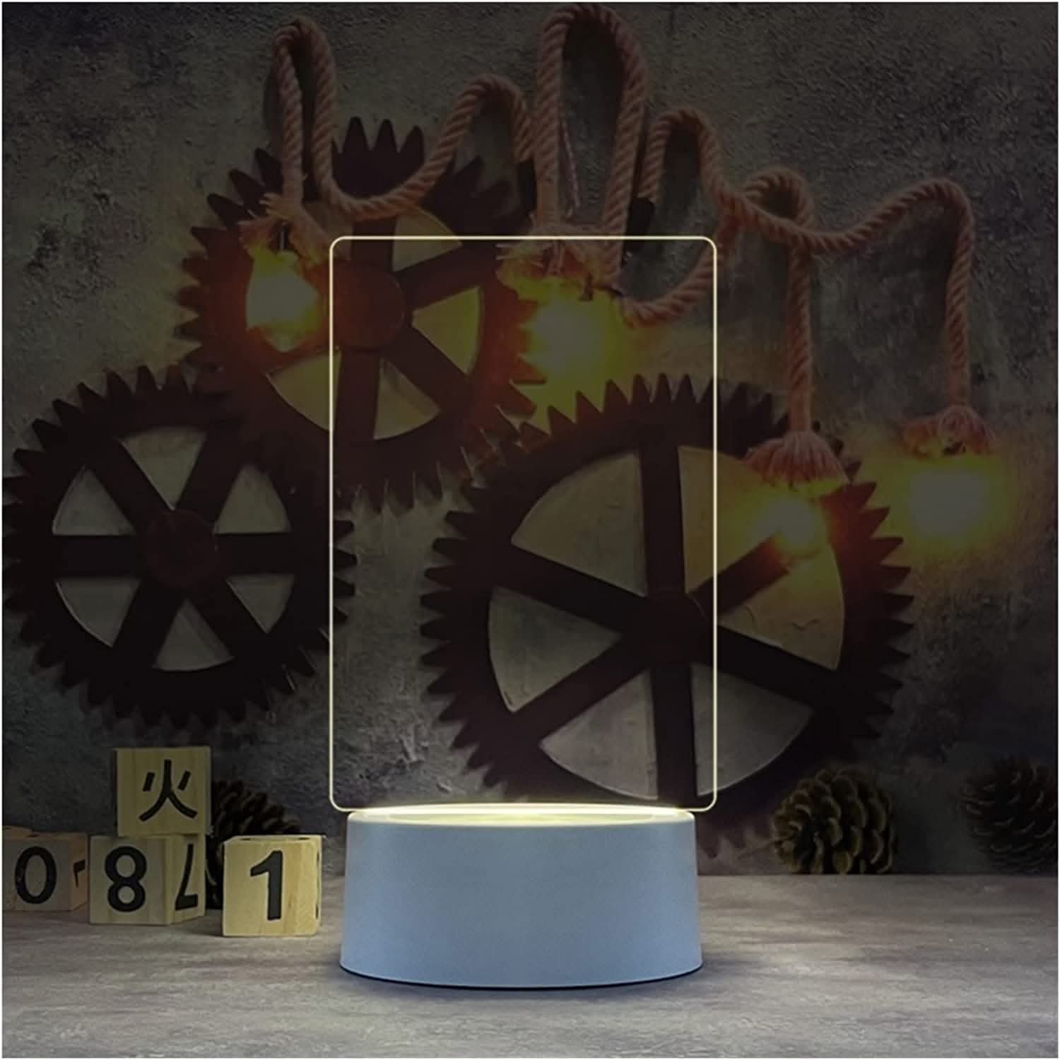 USB Rechargeable LED Message Night Light