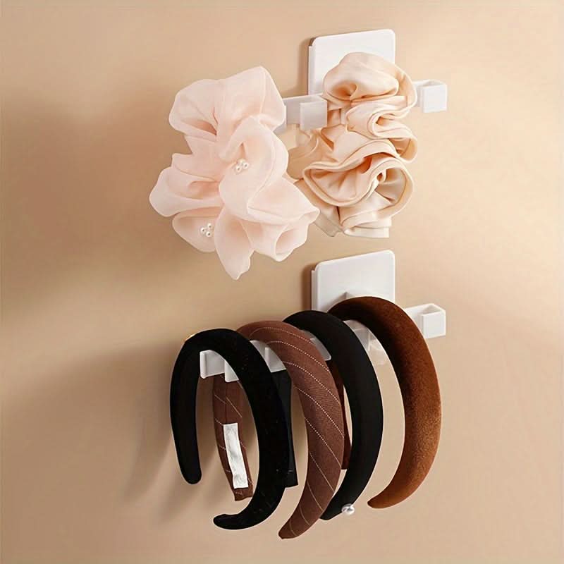 Wall-Mounted Hat Organizer Rack with 6 Hooks