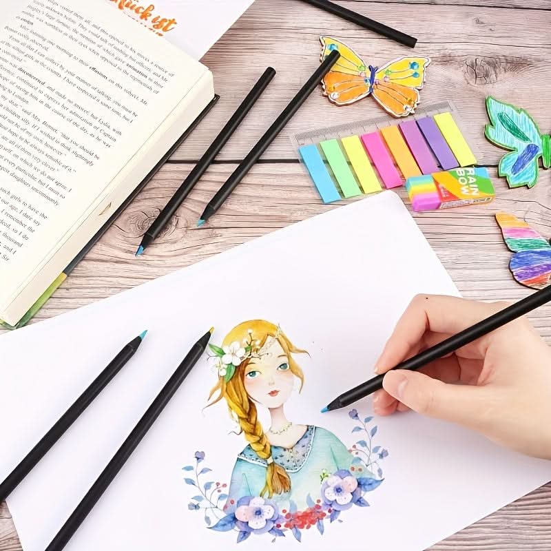10 Pc Rainbow Magic Markers – Gradient Color Art & Doodle Pens