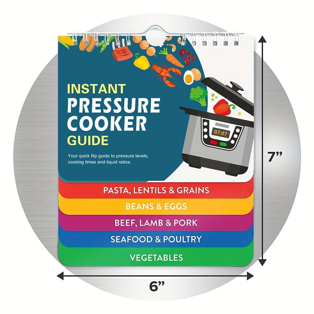 1pc Air Fryer Cheat Sheet Magnet - Cooking Times Chart & Guide