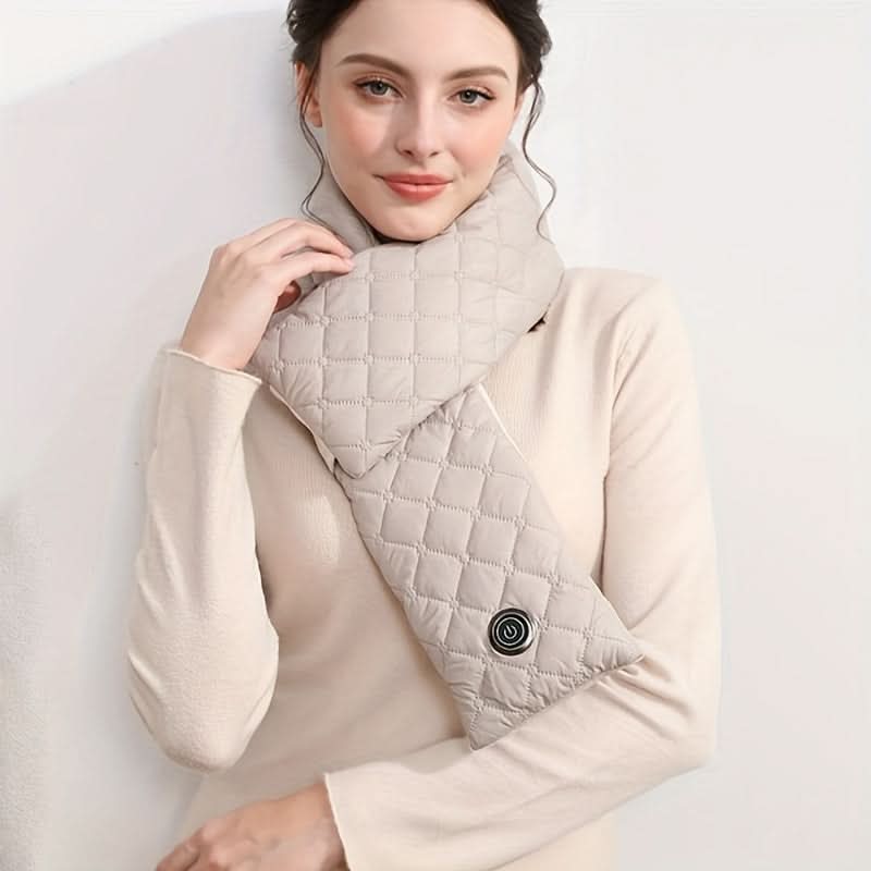 USB Heated Scarf for Women - 3 Temperature Settings