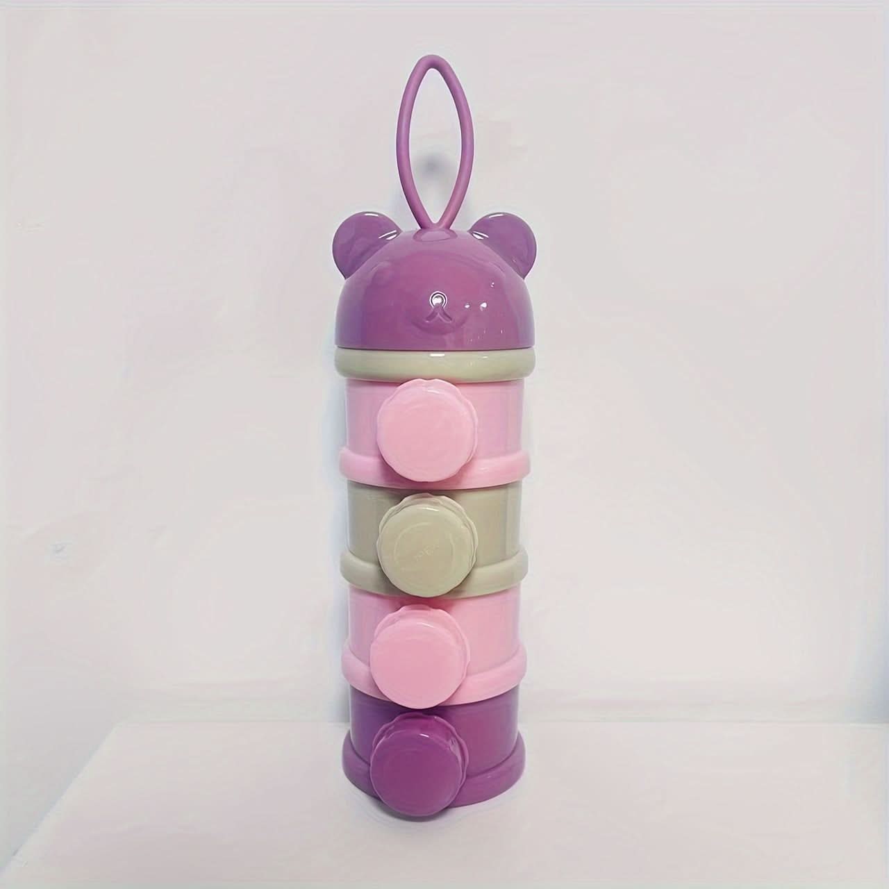 Cartoon Bear Food Box, 3-Layer or 4-Layer Portable Snack Container