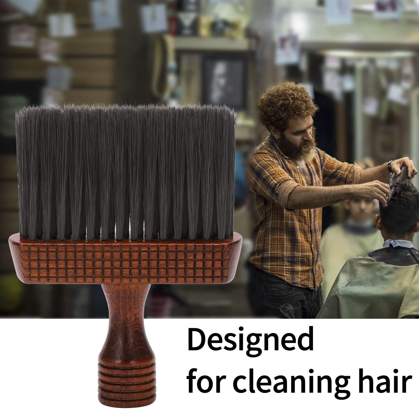 Barber Neck Duster Brush – Soft Nylon Bristles for Hair Cutting & Styling