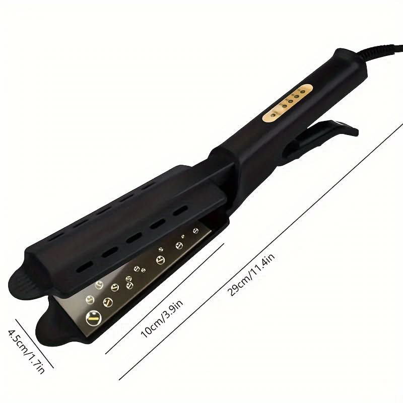 4-Speed Hair Straightener & Curler – Dual Purpose Flat Iron