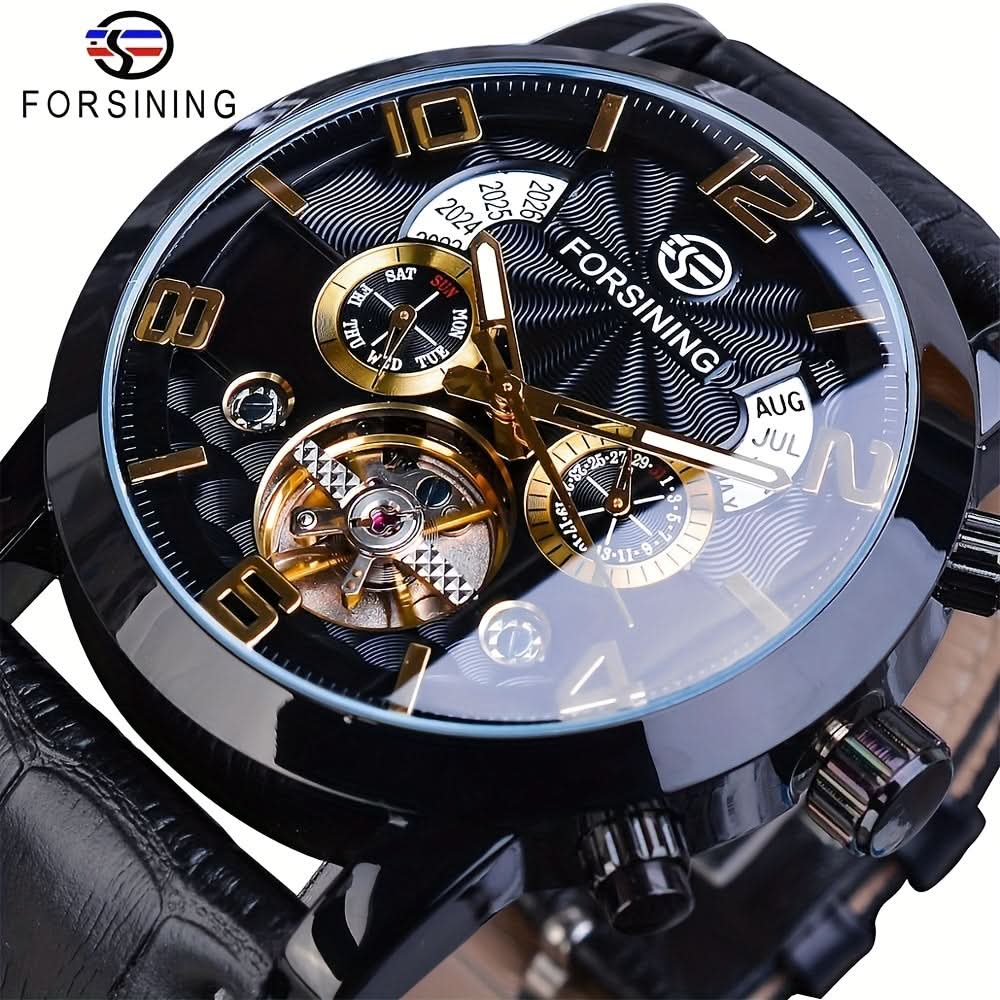 Men's Tourbillon Mechanical Watch - Luxury