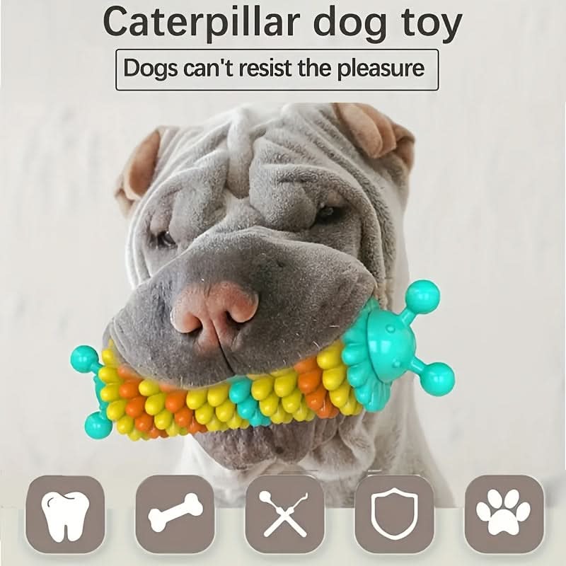 Tough Rubber Dog Chew Toy for Teething & Training