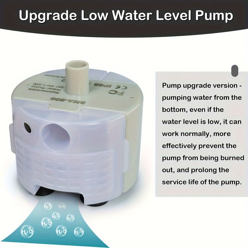 QuietFlow Cat Water Fountain Pump