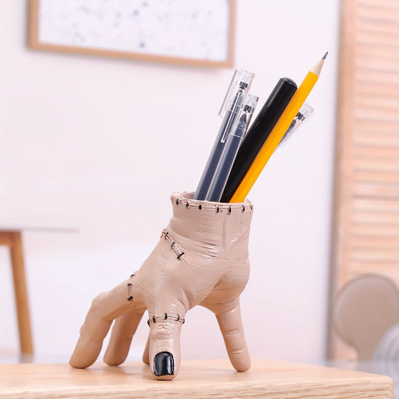 Horror Finger Pen Holder for Creative Desk Decor