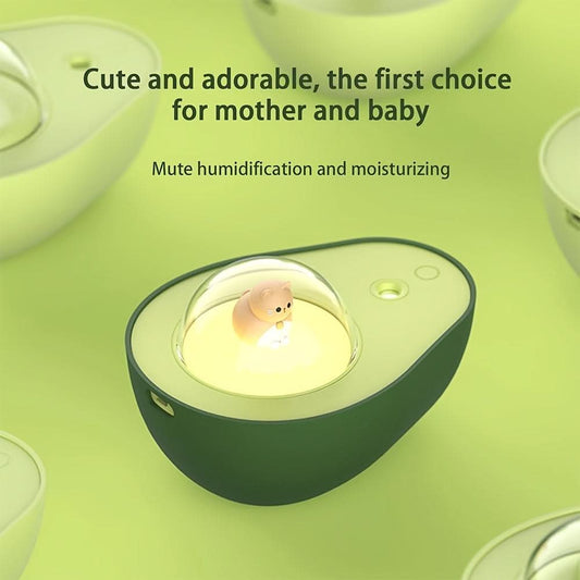 Avocado-Shaped USB Humidifier & Air Purifier – Portable Aromatherapy for Home