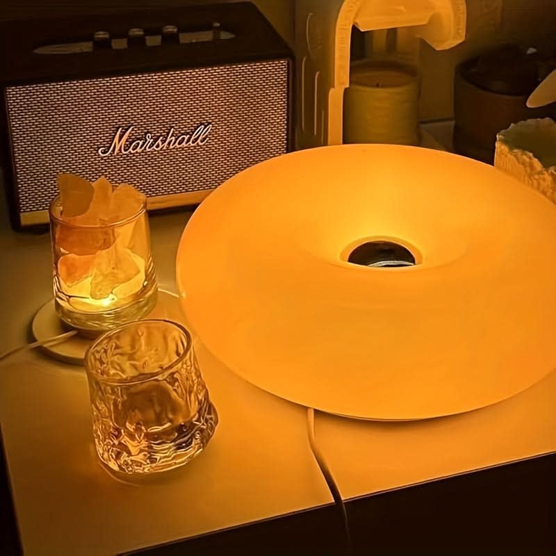 Orange Donut Touch Desk Lamp, USB Powered