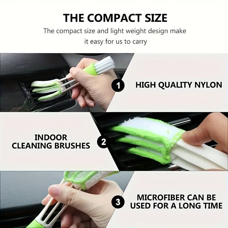 Multi-Functional Car Interior Cleaning Brush – Auto Air Vent Dust Cleaner