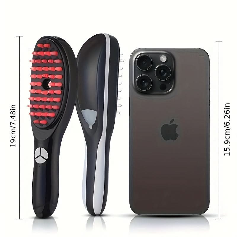 USB Rechargeable Steam Hair Brush Massager