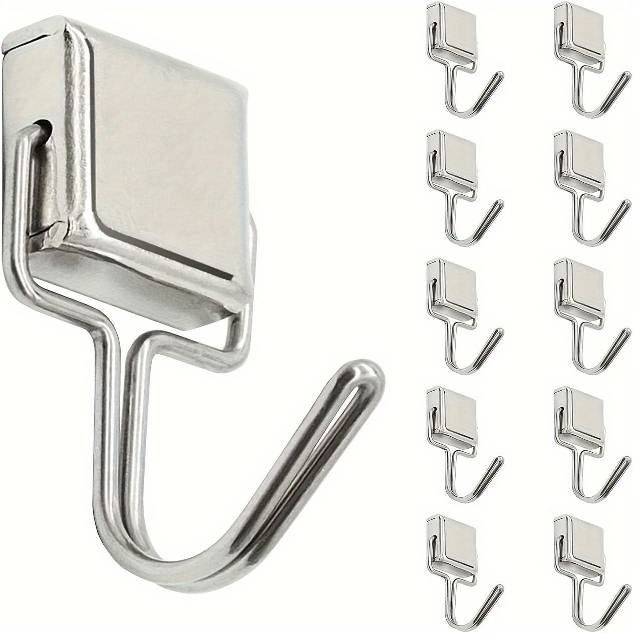 Heavy-Duty 14lbs Magnetic Hook-Rust-Resistant Wall Mount
