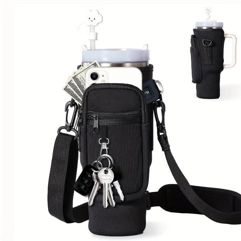 40oz Insulated Tumbler Sleeve with Adjustable Strap