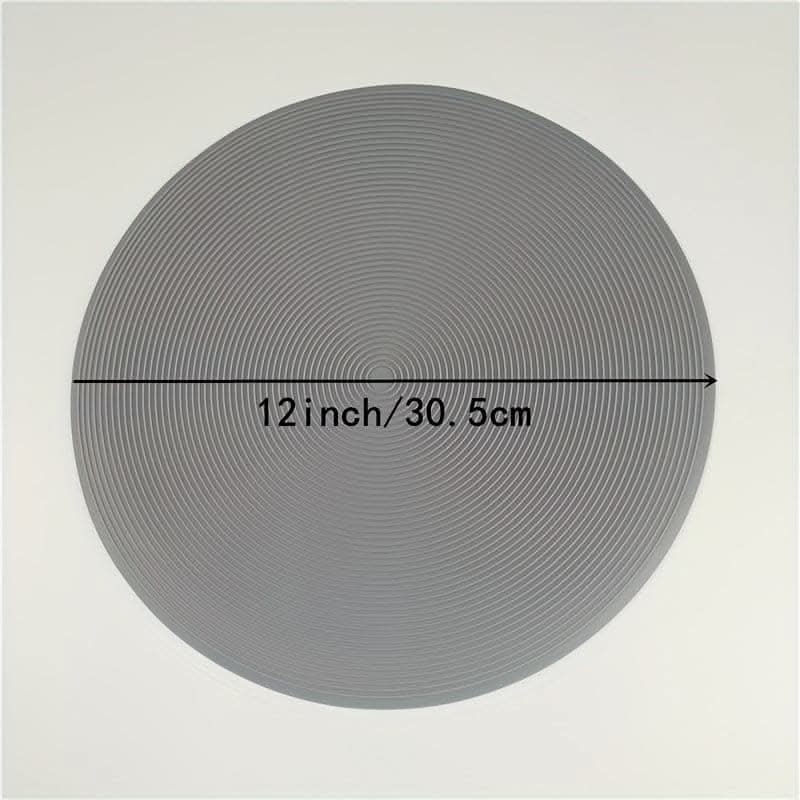 1pc Thickened Microwave Silicone Heat Insulation Pad - 10/12 Inch