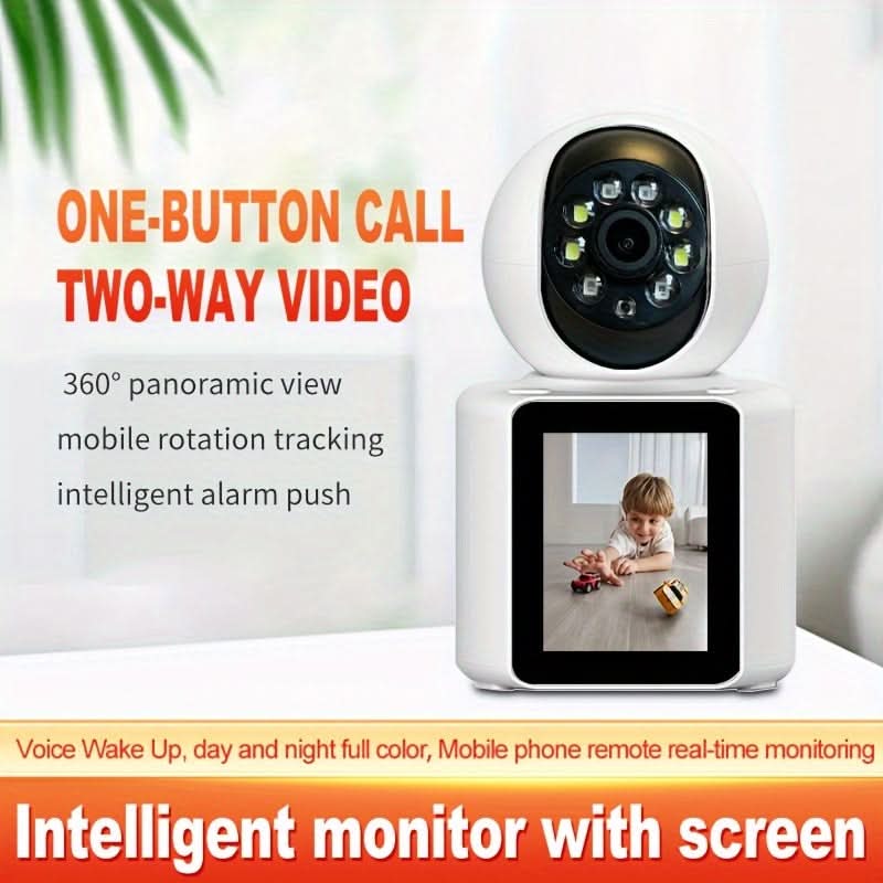 2MP HD Wireless PTZ Security Camera, 1080P WiFi, Two-Way Audio