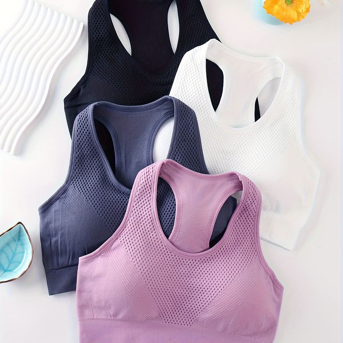 4-piece Pack Women’s Racerback Sports Bras