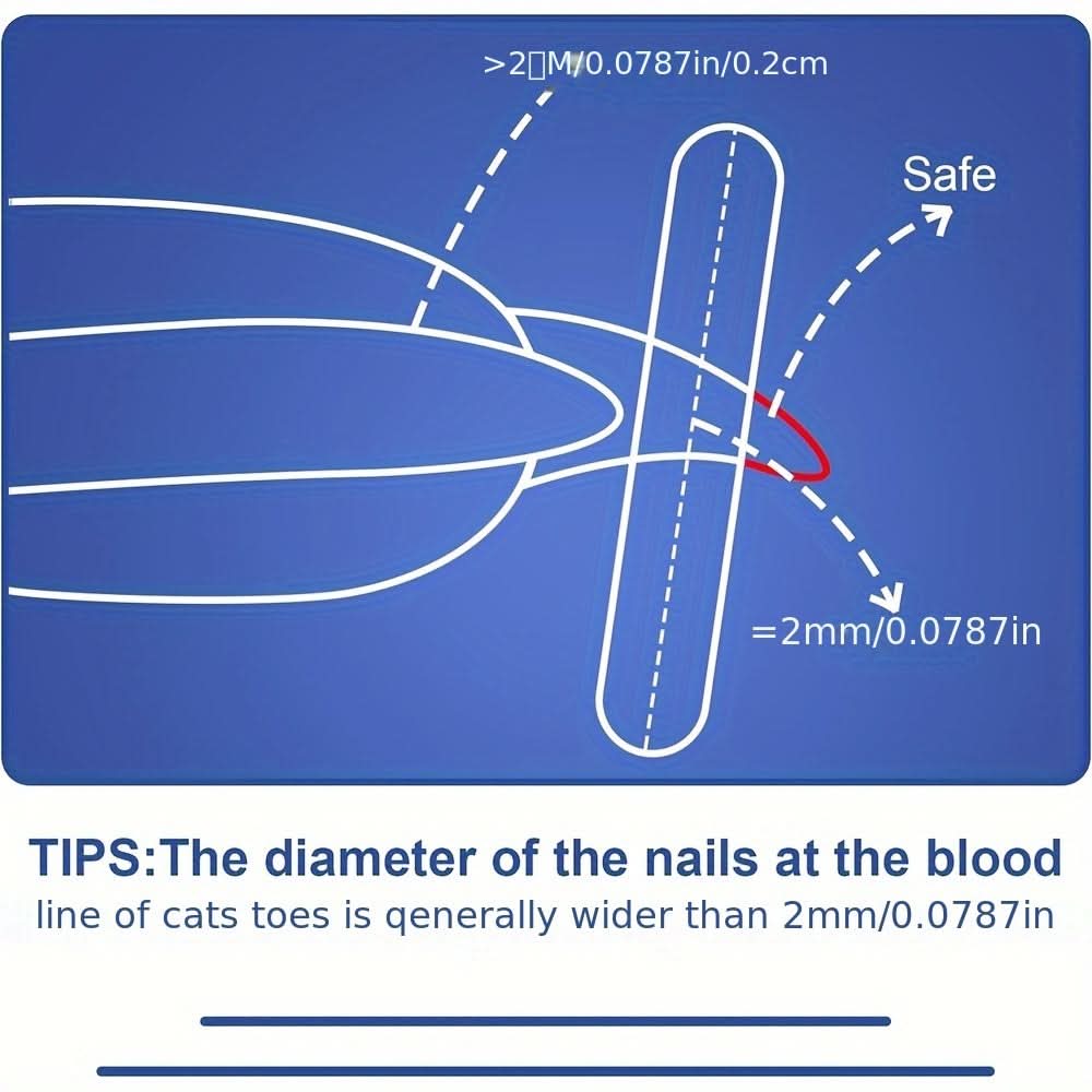 Cat Nail Clippers with Anti-Overcutting Design