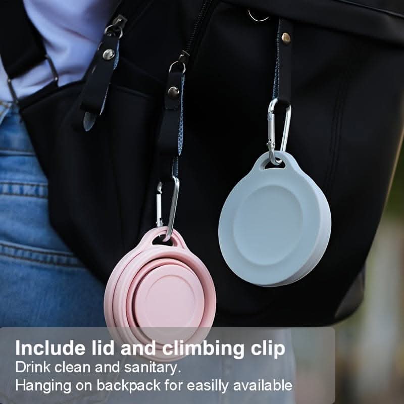 4-Piece Premium Silicone Collapsible Travel Cups
