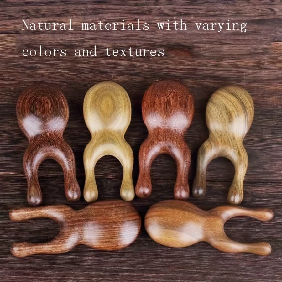 Relaxing Frog Massage Comb – Natural Sandalwood Soothing Tool
