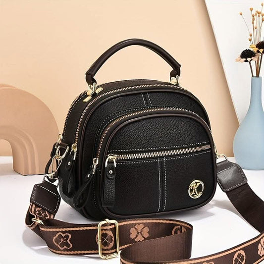Women's Fashionable Versatile Small Handbag With Adjustable Strap
