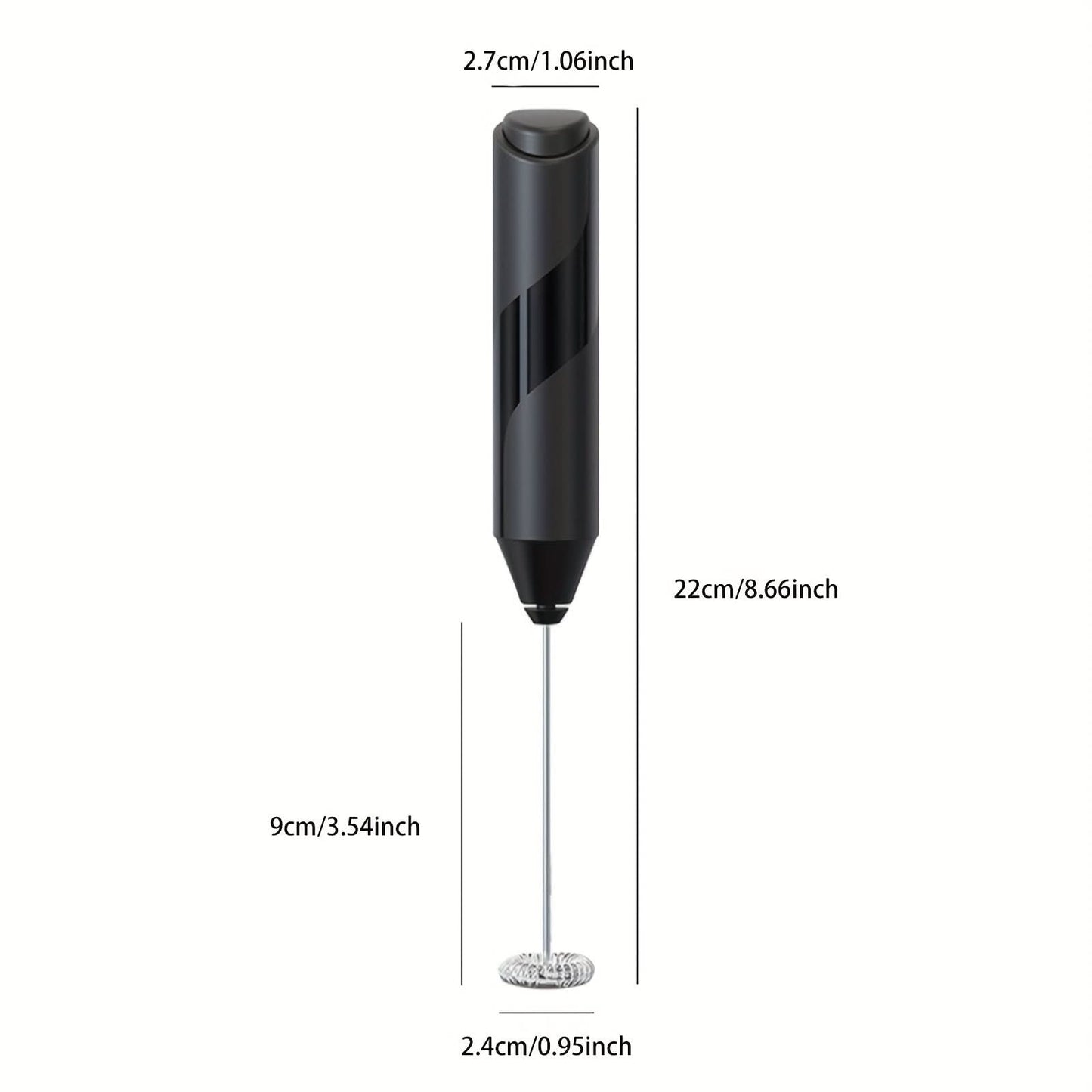 Deluxe Stainless Steel Handheld Milk Frother