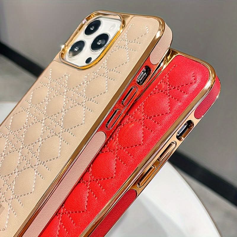 Premium Faux Leather iPhone Case Cover