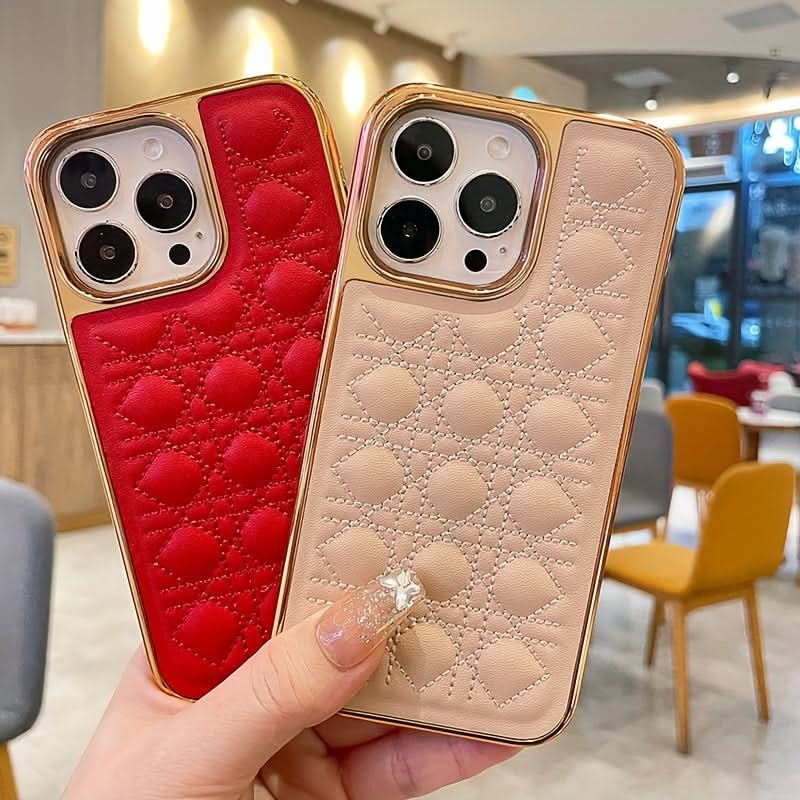 Premium Faux Leather iPhone Case Cover